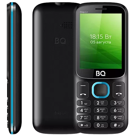 Телефон BQ 2440 Step L+ Black/Blue