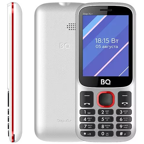 Телефон BQ 2820 Step XL+ White/Red