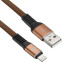 Кабель USB - Lightning, 1.2м, Digma LIGHT-1.2M-FLAT-BR