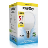 Светодиодная лампочка SmartBuy SBL-P45-05-30K-E14 (5 Вт, E14)