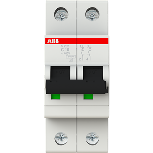 Автоматический выключатель ABB S202 C10 - 2CDS252001R0104