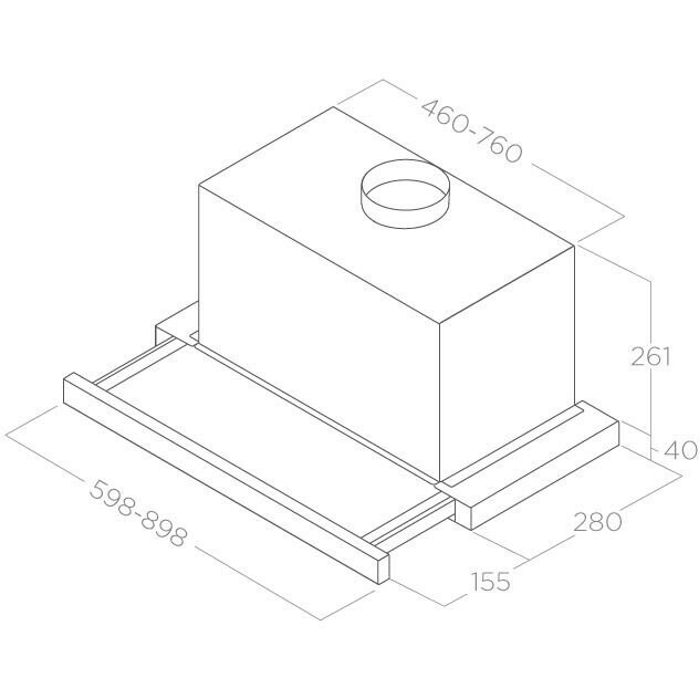 Вытяжка elica era c wh a 52 схема встраивания