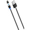 Кабель USB - Lightning, 1м, More Choice K61Si Black - K61SIB