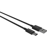 Кабель USB - USB Type-C, 1м, More Choice K24a Black (K24AB)