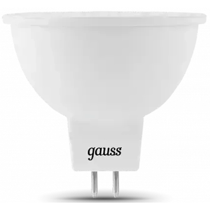 Светодиодная лампочка Gauss MR16 3000K (9 Вт, GU5.3) - 101505109