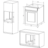 Духовой шкаф MAUNFELD EOEM519B