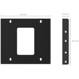 Переходник 2.5" - 3.5" Orico HB-325 Black (HB-325-BK)