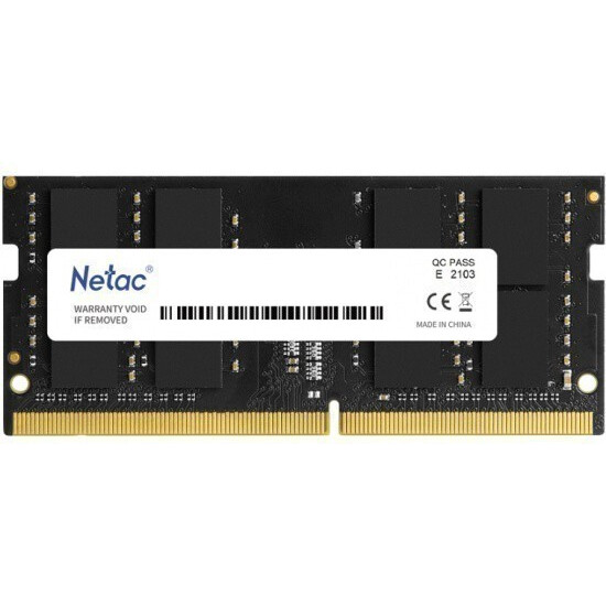 Оперативная память 16Gb DDR5 4800MHz Netac Basic SO-DIMM (NTBSD5N48SP-16)