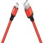 Кабель USB A (M) - microUSB B (M), 1м, HOCO X14 Red/Black (HC-62851) - фото 2