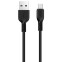 Кабель USB A (M) - microUSB B (M), 1м, HOCO X13 Black (HC-61168)