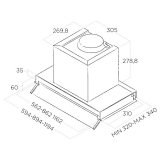 Вытяжка Elica Boxin LX/IX/A/90 (PRF0114761A)