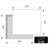 Газовая варочная панель LEX GVG 640-1 WH (CHAO000210)