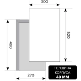 Газовая варочная панель LEX GVS 320 IX (CHAO000171)