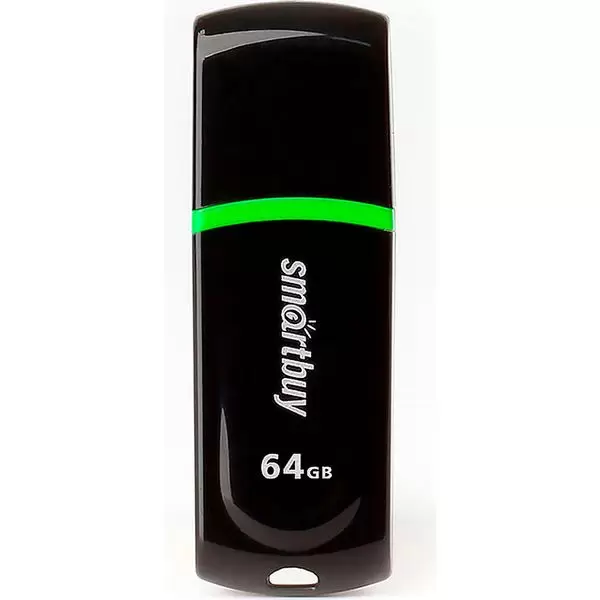 USB Flash накопитель 64Gb SmartBuy Paean Black (SB64GBPN-K)