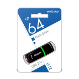 USB Flash накопитель 64Gb SmartBuy Paean Black (SB64GBPN-K)