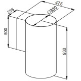 Вытяжка MAUNFELD Lee Wall (sensor) 39 Black (КА-00015706)