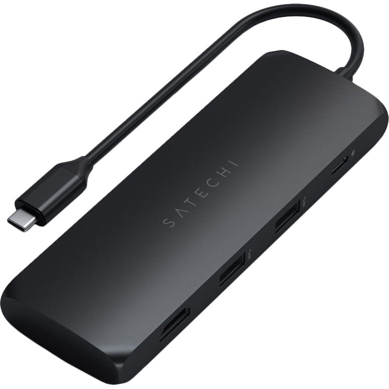 Док-станция Satechi USB-C Hybrid Multiport Adapter Black - ST-UCHSEK