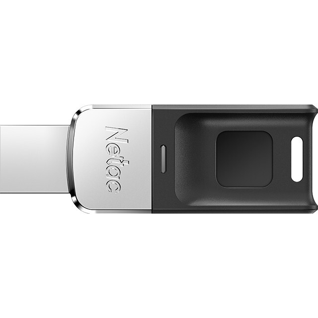 USB Flash накопитель 32Gb Netac US1 Silver/Black - NT03US1F-032G-30BK