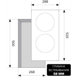 Индукционная варочная панель LEX EVI 320-2 BL (CHYO000194)