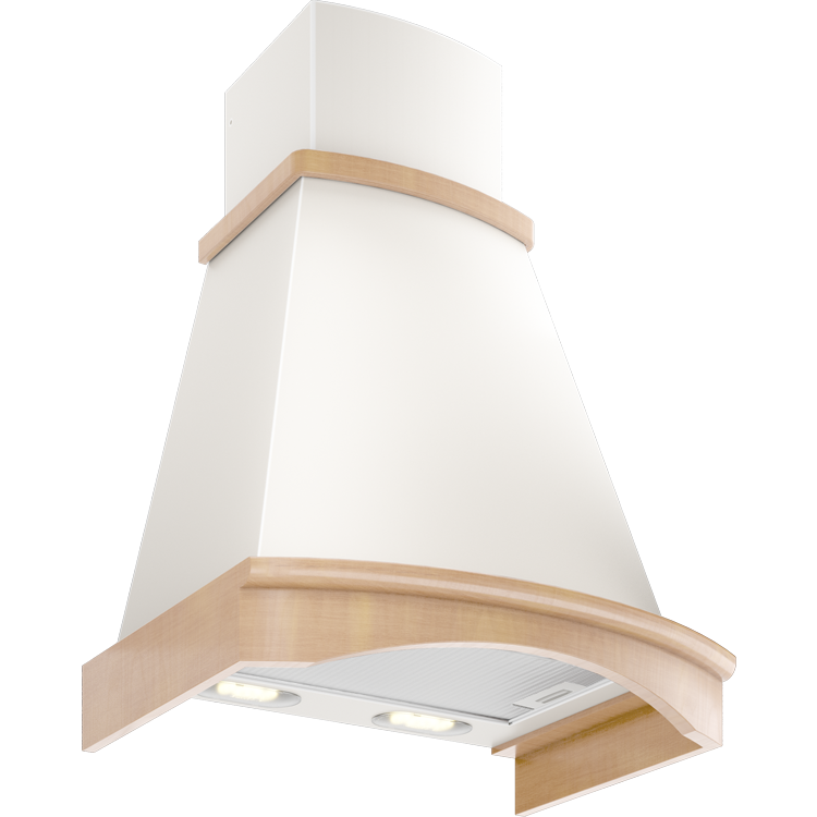 Вытяжка Elikor Ротонда 50П-650-П3Л Beige/Oak Unpainted - 840506