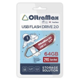 USB Flash накопитель 64Gb OltraMax 290 Dark Red (OM-64GB-290-Dark Red)