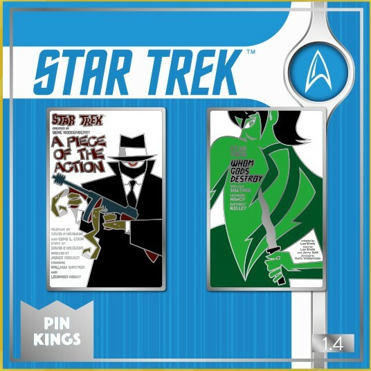 Значок Numskull Pin Kings Star Trek 1.4 - набор из 2 шт - NS2577