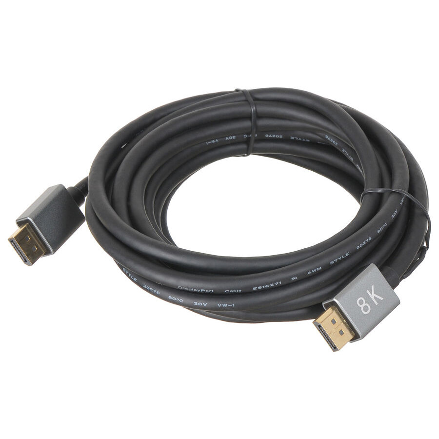 Кабель DisplayPort - DisplayPort, 5м, Buro BHP-DPP-1.4-5G - 1478864