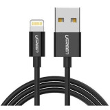 Кабель USB - Lightning, 1м, UGREEN US155 Black (80822)