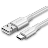 Кабель USB - USB Type-C, 1м, UGREEN US287 White (60121)