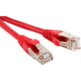 Патч-корд Hyperline PC-LPM-STP-RJ45-RJ45-C5e-1.5M-RD/PC-LPM-STP-RJ45-C5E-5F-RD, 1.5м