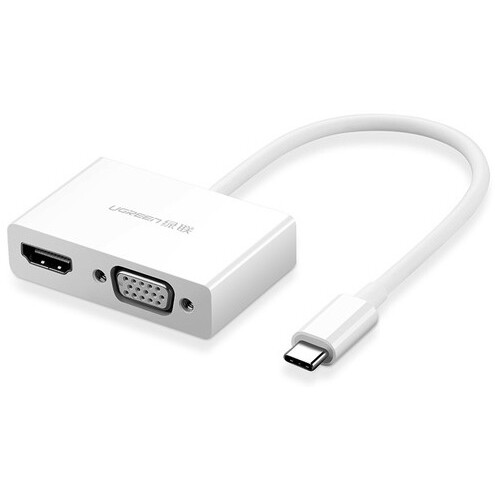 Переходник USB Type-C - HDMI/VGA, UGREEN MM123 - 30843