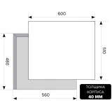 Газовая варочная панель LEX GVS 644-1 IX (CHAO000174)