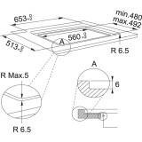 Индукционная варочная панель Franke FSM 654 I B BK (108.0606.108)