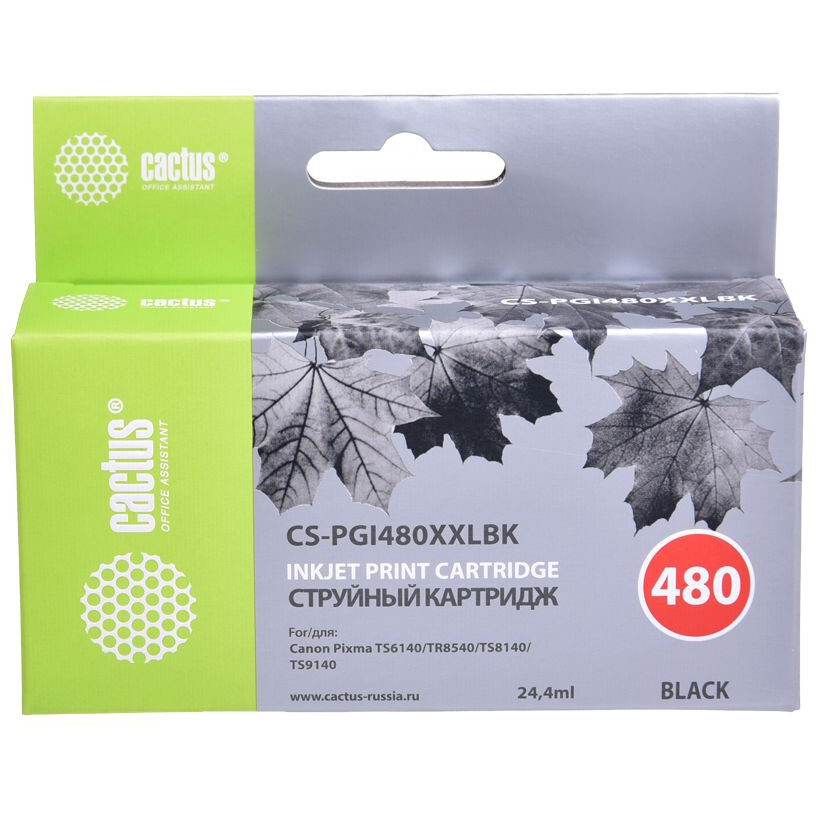 Картридж Cactus CS-PGI480XXLBK Black