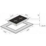 Электрическая варочная панель MAUNFELD EEHE.32.4W (УТ000008363)