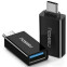 Переходник USB A (F) - USB Type-C, UGREEN US173 Black - 20808