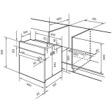 Духовой шкаф LEX EDM 4570 WH (CHAO000301)