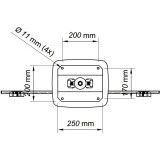 Кронштейн SMS Flatscreen X CH SD1455 W/S (PD061007-P0)