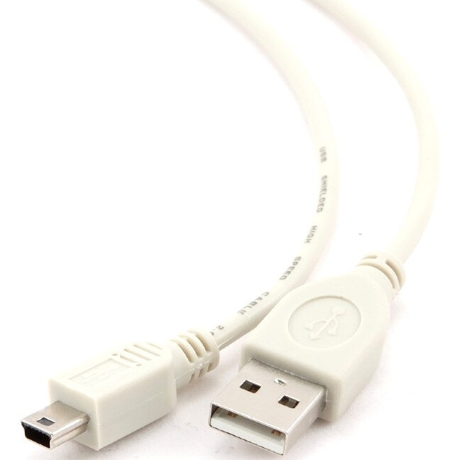 Кабель USB - miniUSB, 1.8м, Bion BXP-CC-USB2-AM5P-018