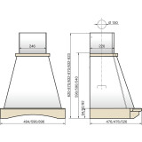 Вытяжка Elikor Ротонда 90П-1000-П3Д Beige/Oak (943816)