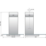 Вытяжка Elikor Кристалл 50Н-430-К3Д Stainless Steel/Toned Glass (КВ II М-430-50-306)