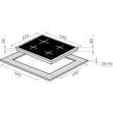 Индукционная варочная панель MAUNFELD AVI594FBK (КА-00017272)