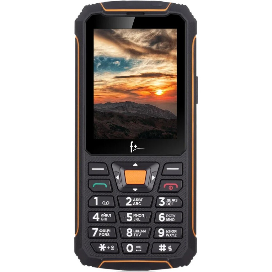 Телефон Fplus R280 Black/Orange