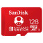 Карта памяти 128Gb MicroSD SanDisk Nintendo Switch (SDSQXAO-128G-GN3ZN)