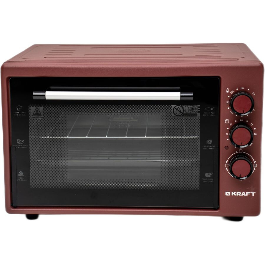 Мини-печь KRAFT KF-MO 3200 Red - KF-MO3200 R