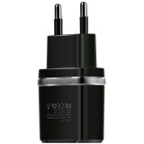 Сетевое зарядное устройство HOCO C12 Smart Black +Lightning Cable (HC-64107)