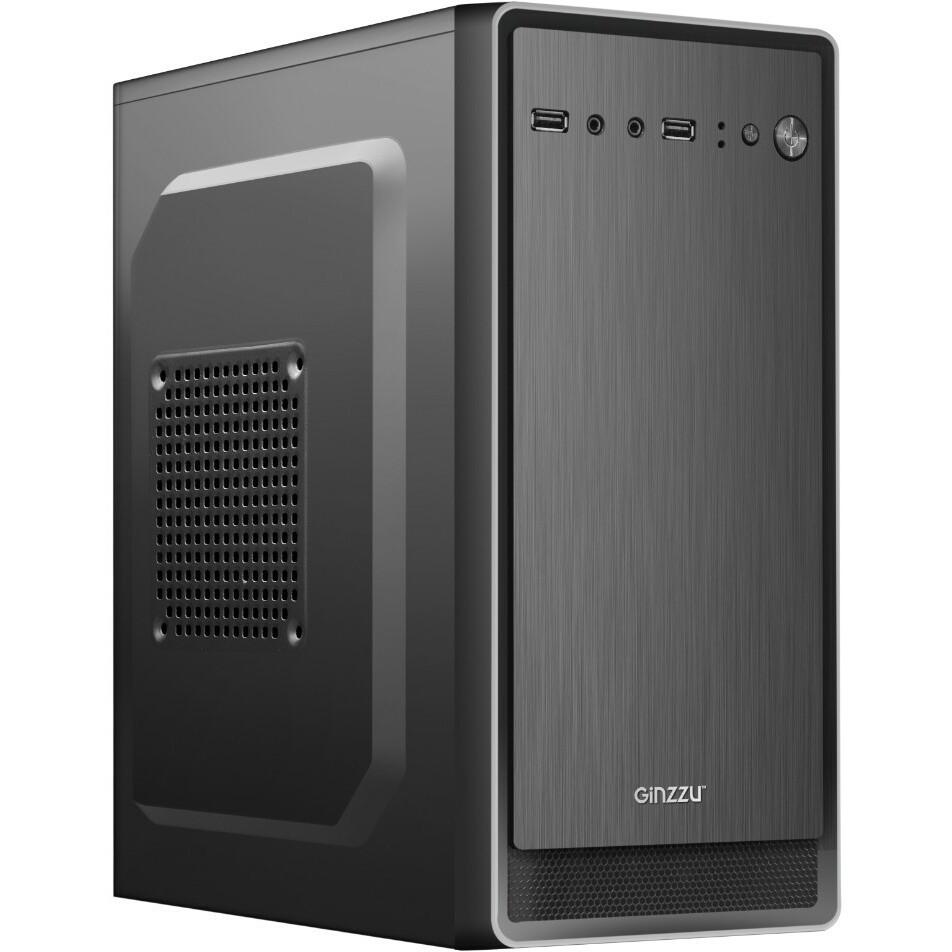 Корпус Ginzzu B180 400W Black: купить в интернет магазине Регард Москва:  цена, характеристики, описание, отзывы