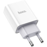 Сетевое зарядное устройство HOCO C81A Asombroso White + Type-C Cable (6931474727961)