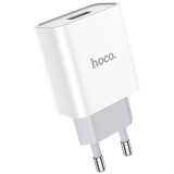 Сетевое зарядное устройство HOCO C81A Asombroso White + Type-C Cable (6931474727961)