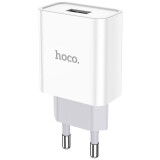 Сетевое зарядное устройство HOCO C81A Asombroso White + Type-C Cable (6931474727961)